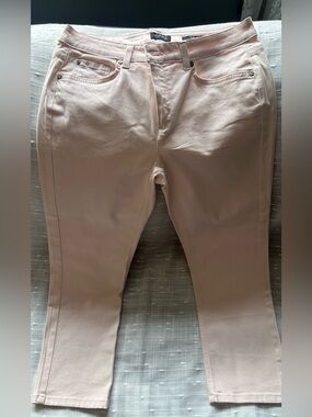 Jones New York Slim Stretch Jeans in Soft Blush